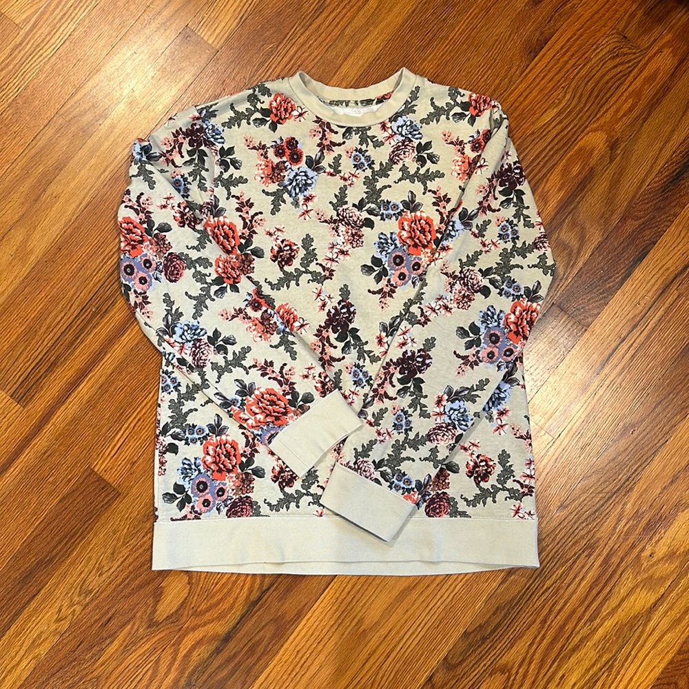 Pacsun crewneck floral sweatshirt